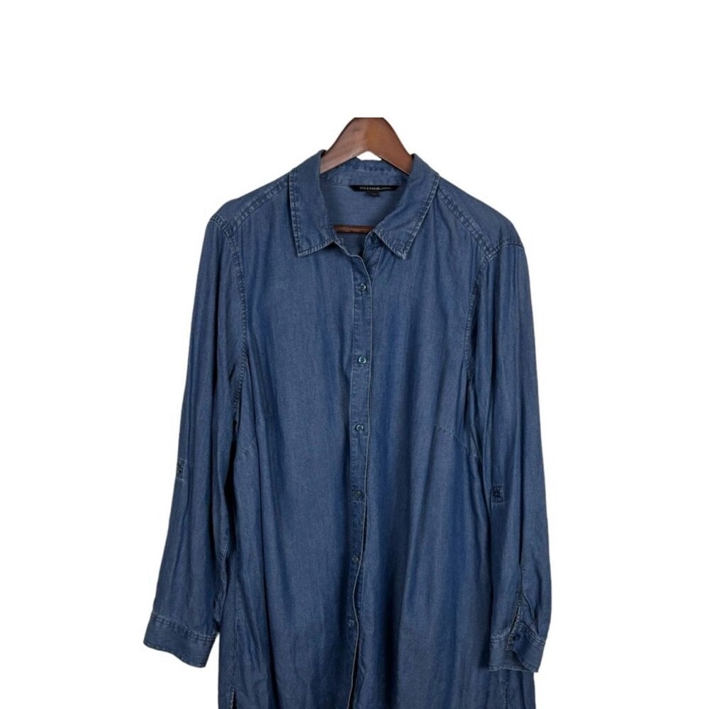 Blue Button-Up Shirt - Picture 3 of 12